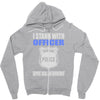 i stand with officer Zipper Hoodie