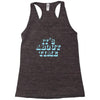 it's about time Racerback Tank