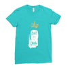 don't be a dick Ladies Fitted T-Shirt