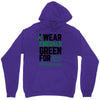 i wear emerald green for liver cancer awareness Unisex Hoodie