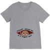 August Peeking Out Baby Boy V-Neck Tee
