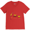 cat olympics V-Neck Tee