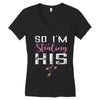 I Stole His Heart Women's V-Neck T-Shirt