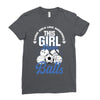 Some Girls Love Diamonds This Girl Loves Balls Ladies Fitted T-Shirt