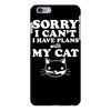 sorry i can't i have plans with my cat lady funny iPhone 6/6s Plus Case