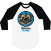 believe in pugcorns 3/4 Sleeve Shirt