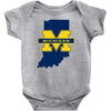 Indiana for Michigan - Limited edition Baby Bodysuit