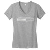 sarcasm loading Women's V-Neck T-Shirt