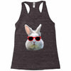 Easter Bunny Face Too Hip To Hop Racerback Tank