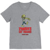 zombies eat brains V-Neck Tee
