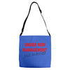 under new management just married mens black wedding present husband t Adjustable Strap Totes