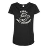 funky just like monkey Maternity Scoop Neck T-shirt
