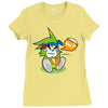 rufu  the green wolf Ladies Fitted T-Shirt