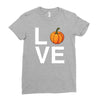 love pumpkin Ladies Fitted T-Shirt