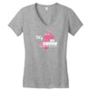 My Friend Is A Survivor Women's V-Neck T-Shirt