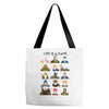 life is a game Tote Bags