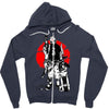 bone head Zipper Hoodie