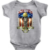 honor their sacrifice war soldier Baby Bodysuit