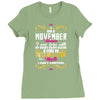 i am a november women Ladies Fitted T-Shirt
