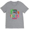 teacher saurus V-Neck Tee