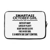 Smartass October Girl Laptop sleeve