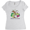 groot of the loom Women's Triblend Scoop T-shirt