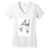 Look Women's V-Neck T-Shirt