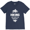 hiking is my therapy! V-Neck Tee