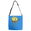 exotic butter disco Adjustable Strap Totes