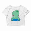 monster shirt 1 comp Crop Top