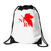 neon genesis evangelion nerv logo Drawstring Bags