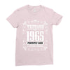 vintage made in 1965 perfectly aged a living legend Ladies Fitted T-Shirt