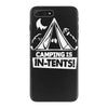 white ink camping is in tents funny iPhone 7 Plus Case