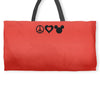 peace Weekender Totes