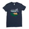 Way Down We Go Ladies Fitted T-Shirt