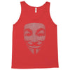 v for vendetta mask guy fawkes cool girls womens cotton t shirt dw01 Tank Top