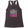my favorite people call me nana cute Racerback Tank