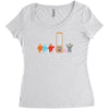 how they died Women's Triblend Scoop T-shirt