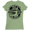 given enough coffee i could rule the world white Ladies Fitted T-Shirt