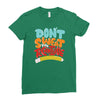 don't sweat the technique Ladies Fitted T-Shirt