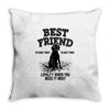 Best Friend  Beagle Throw Pillow