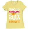 Class of 2017 Proud Grandma Graduation Ladies Fitted T-Shirt