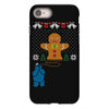 cookie monster gingerbread man ugly christmas sweater iPhone 8