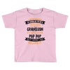 Super Cool Grandson Of A Freaking Awesome Pop Pop Toddler T-shirt