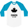 Canada Established 1867 3/4 Sleeve Shirt
