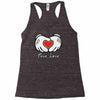 mickey et l'amour en Racerback Tank