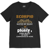 Scorpio Hated By Many Wanted By Plenty Disliked By Some Confronted By V-Neck Tee