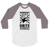 introverts Unite Separately in Your Own Homes 3/4 Sleeve Shirt