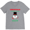 christmas baking team crew snowman V-Neck Tee