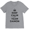team damon salvatore V-Neck Tee